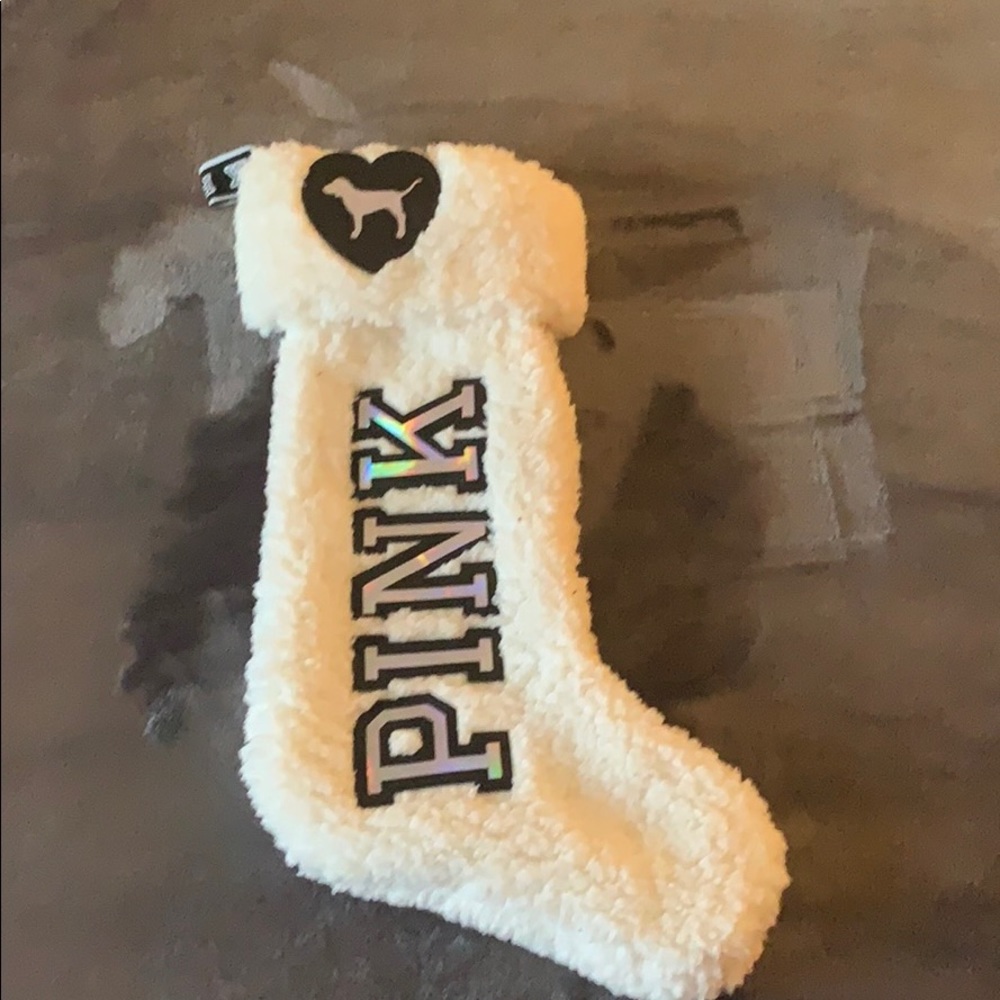 PINK Fleece Stocking